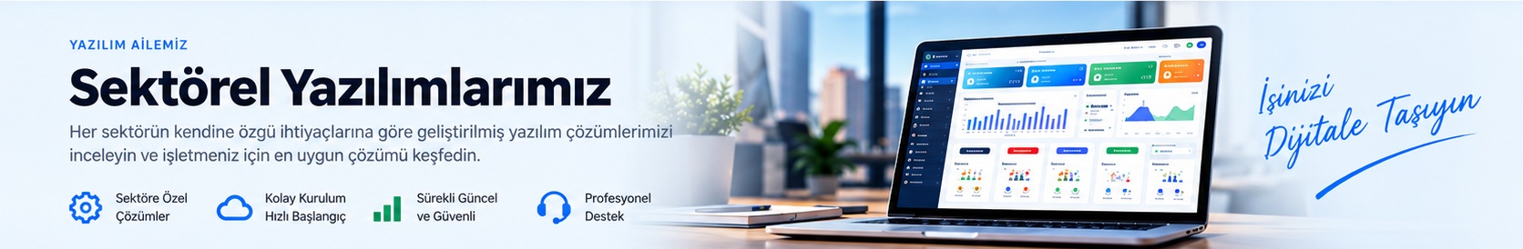 Sektörel yazılımlarımız